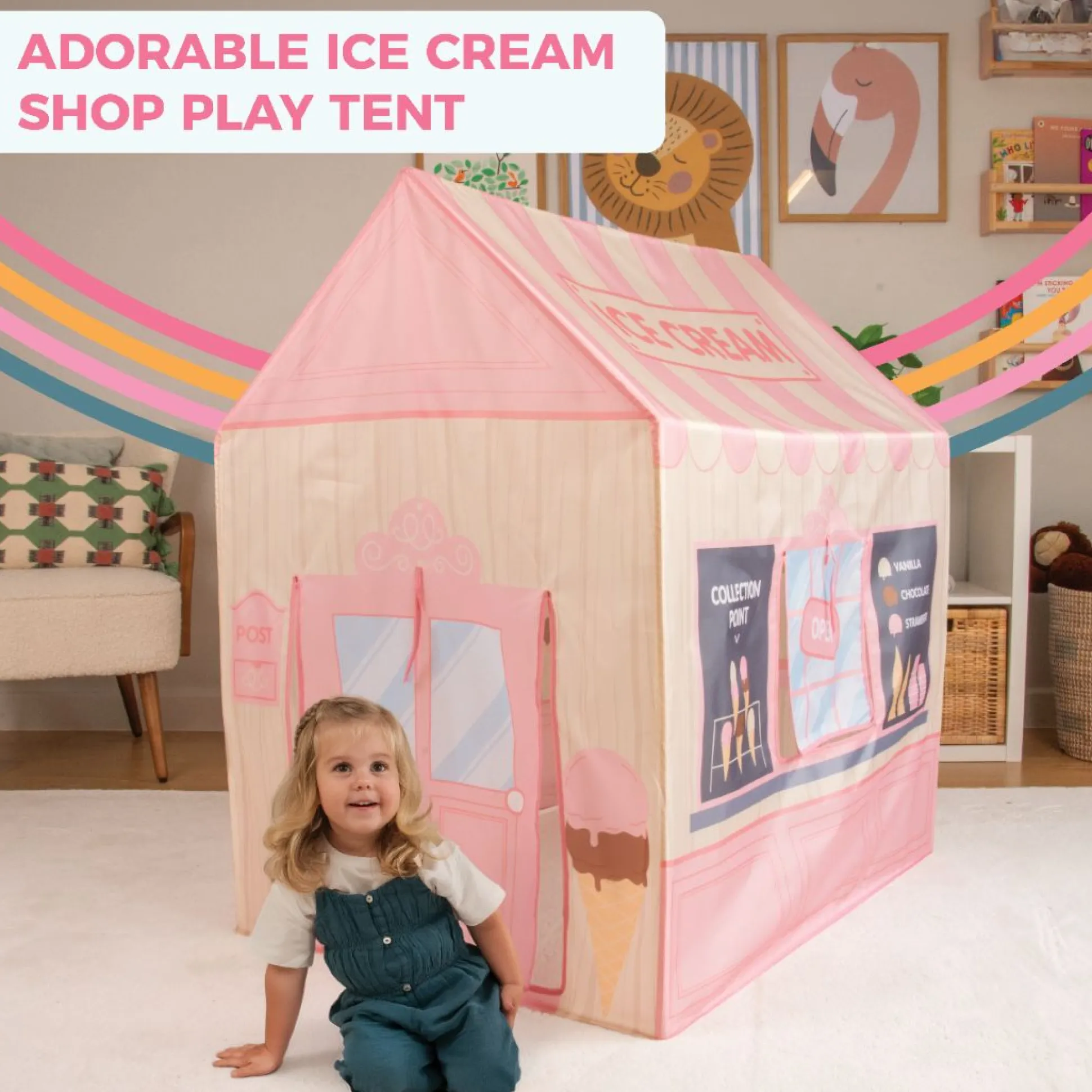 Activo Ice Cream Shop Play Tent