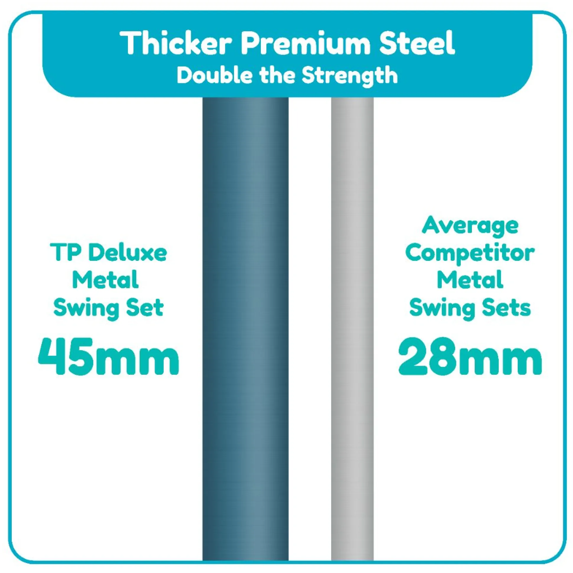 Build Your Own Deluxe Double Metal Swing Frame