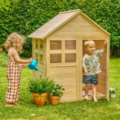 Buttercup Cottage Wooden Playhouse with Floor - FSC® certified