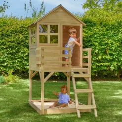 Buttercup Cottage Wooden Playhouse with Deck - FSC® certified