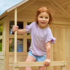 Buttercup Cottage Wooden Playhouse with Verandah and Deck - FSC® certified