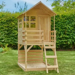 Buttercup Cottage Wooden Playhouse with Verandah and Deck - FSC® certified