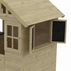 Dandelion Cottage Playhouse with Mud Kitchen, Table & Bench and Shutters - FSC® certified