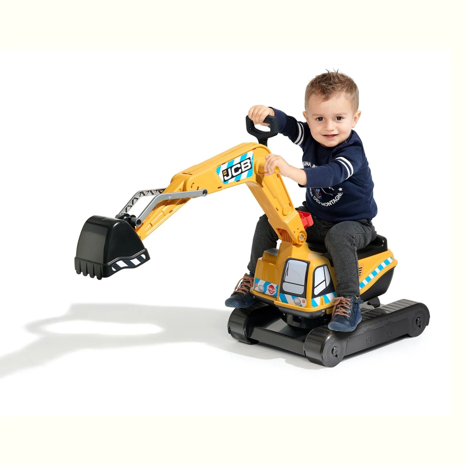 Falk JCB Fully Articulated Digger with Opening Seat and Helmet