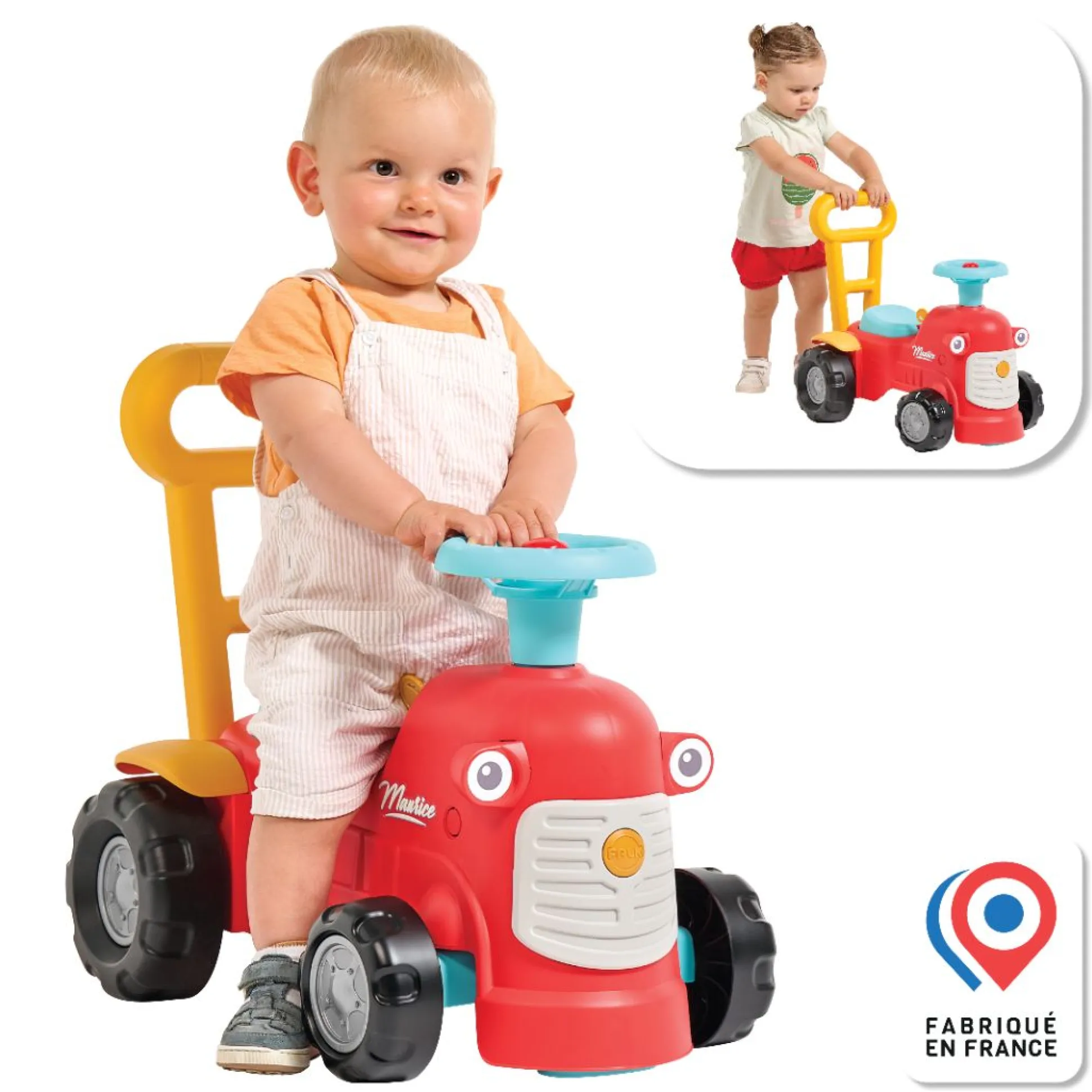 Falk Maurice Vintage Baby Red Tractor