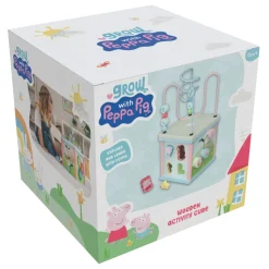 Grow with Peppa Pig Wooden Activity Cube