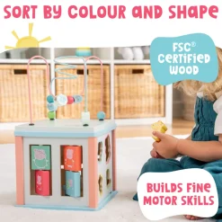Grow with Peppa Pig Wooden Activity Cube