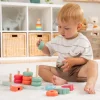 Grow with Peppa Pig Wooden Family Ring Stacker