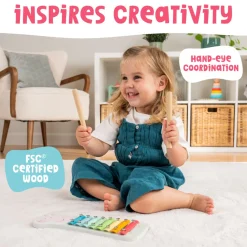 Grow With Peppa Pig Wooden Xylophone