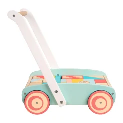 Owl & Fox Wooden Baby Walker and Blocks - FSC® certified