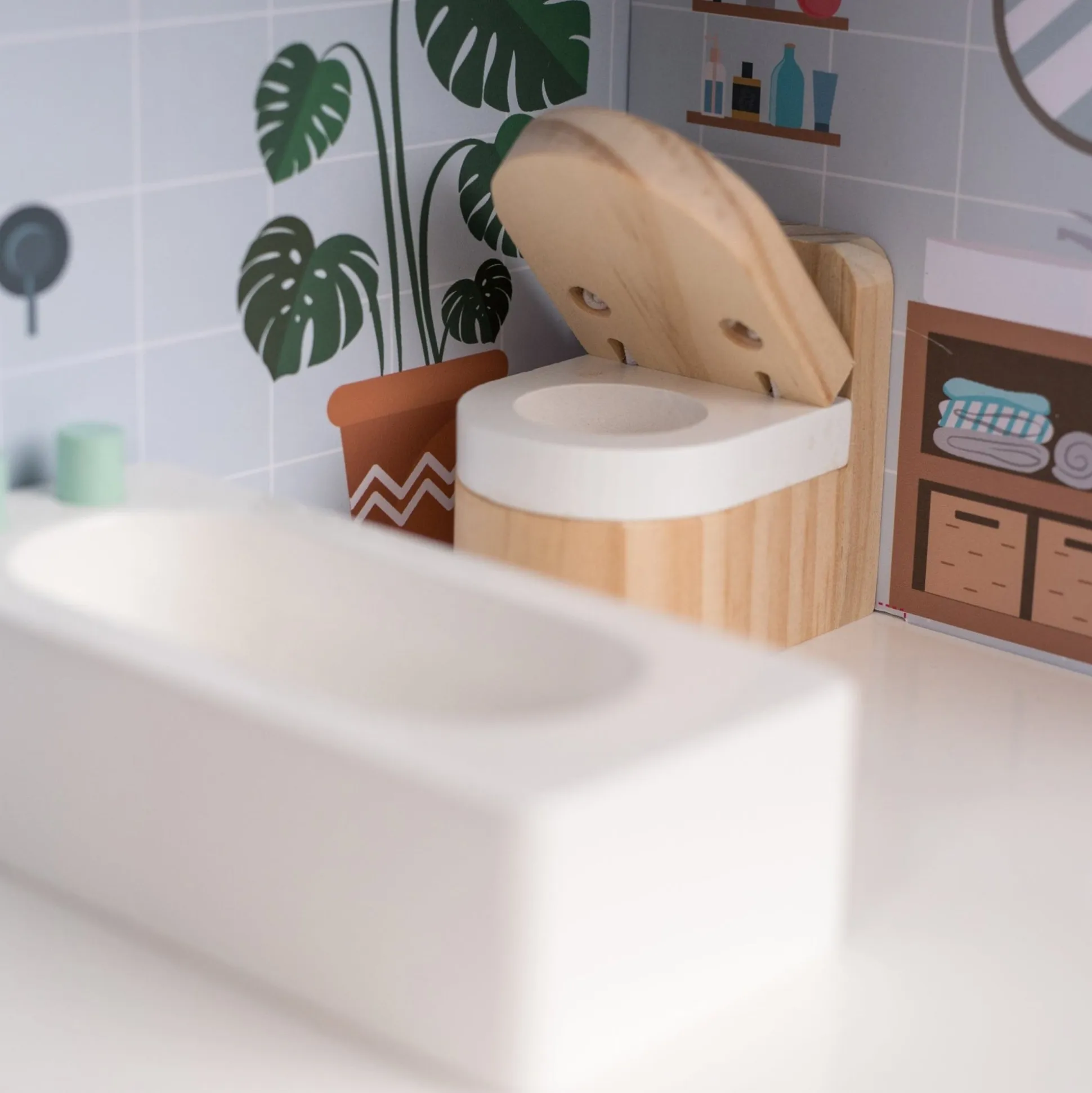 Owl & Fox Wooden Dolls House - FSC® certified
