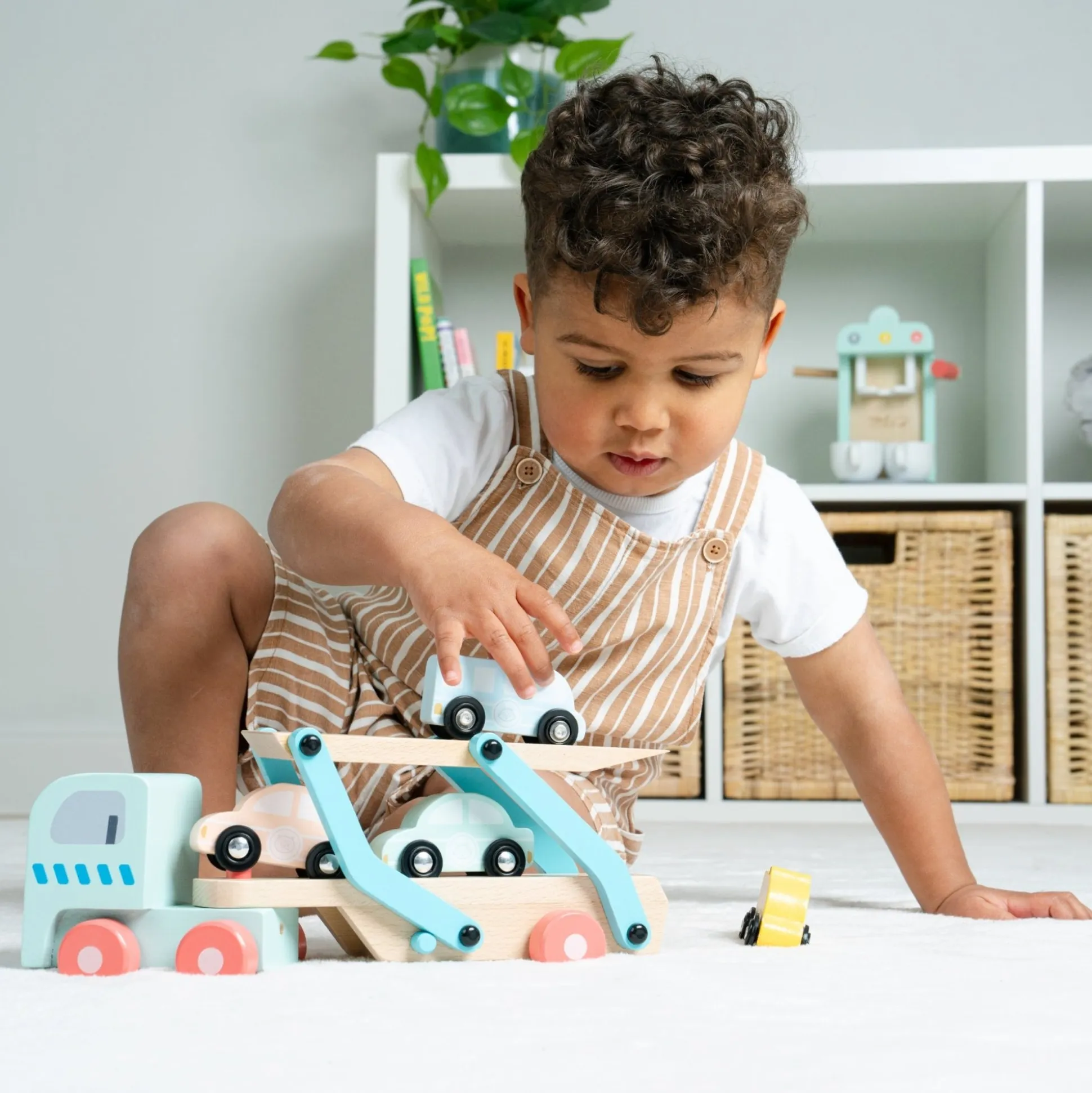 Owl & Fox Wooden Vehicle Transporter - FSC® certified