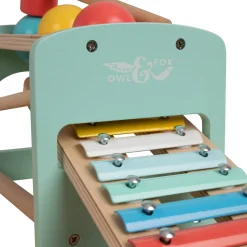 Owl & Fox Wooden Xylophone Bench - FSC® certified