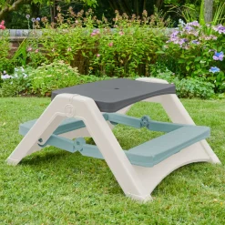 Palplay Folding Picnic Bench Misty Sky