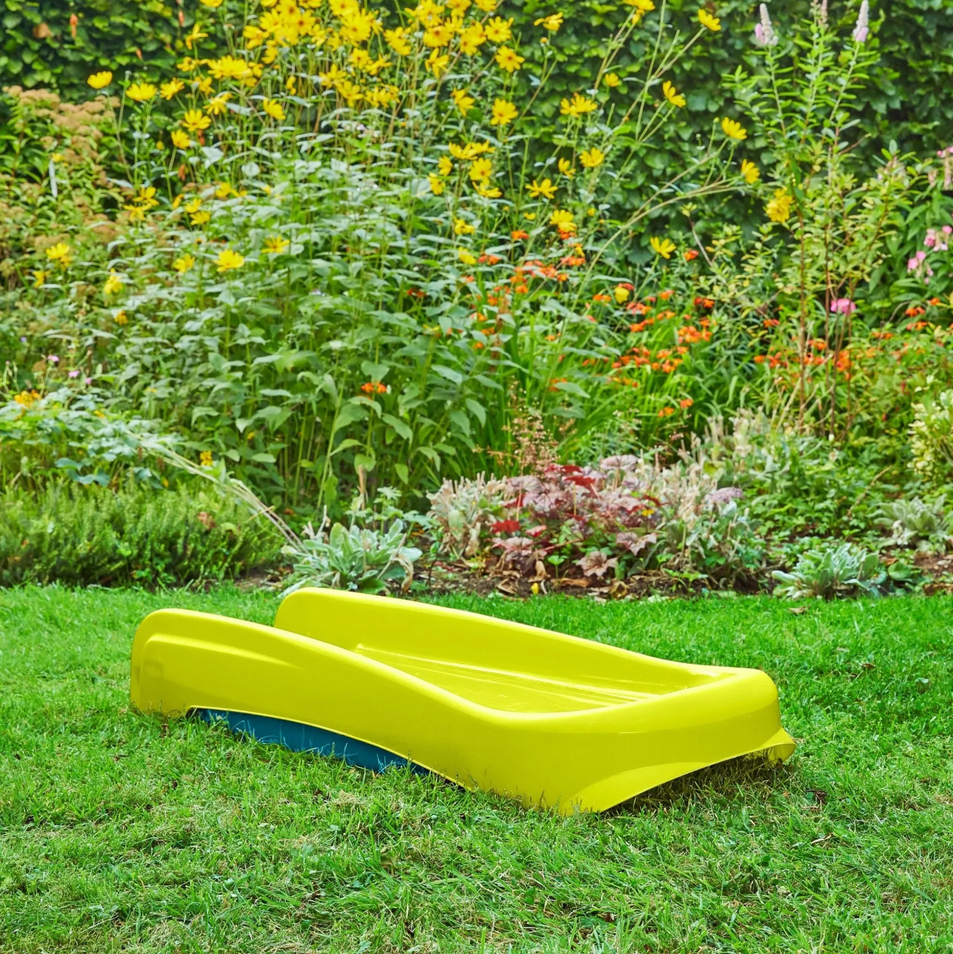 PalPlay Green & Blue Plastic Folding First Slide