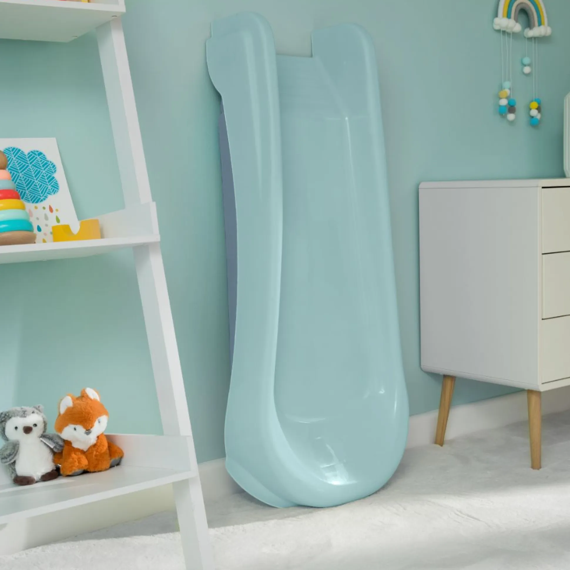 PalPlay Misty Sky Plastic 4ft Folding Slide