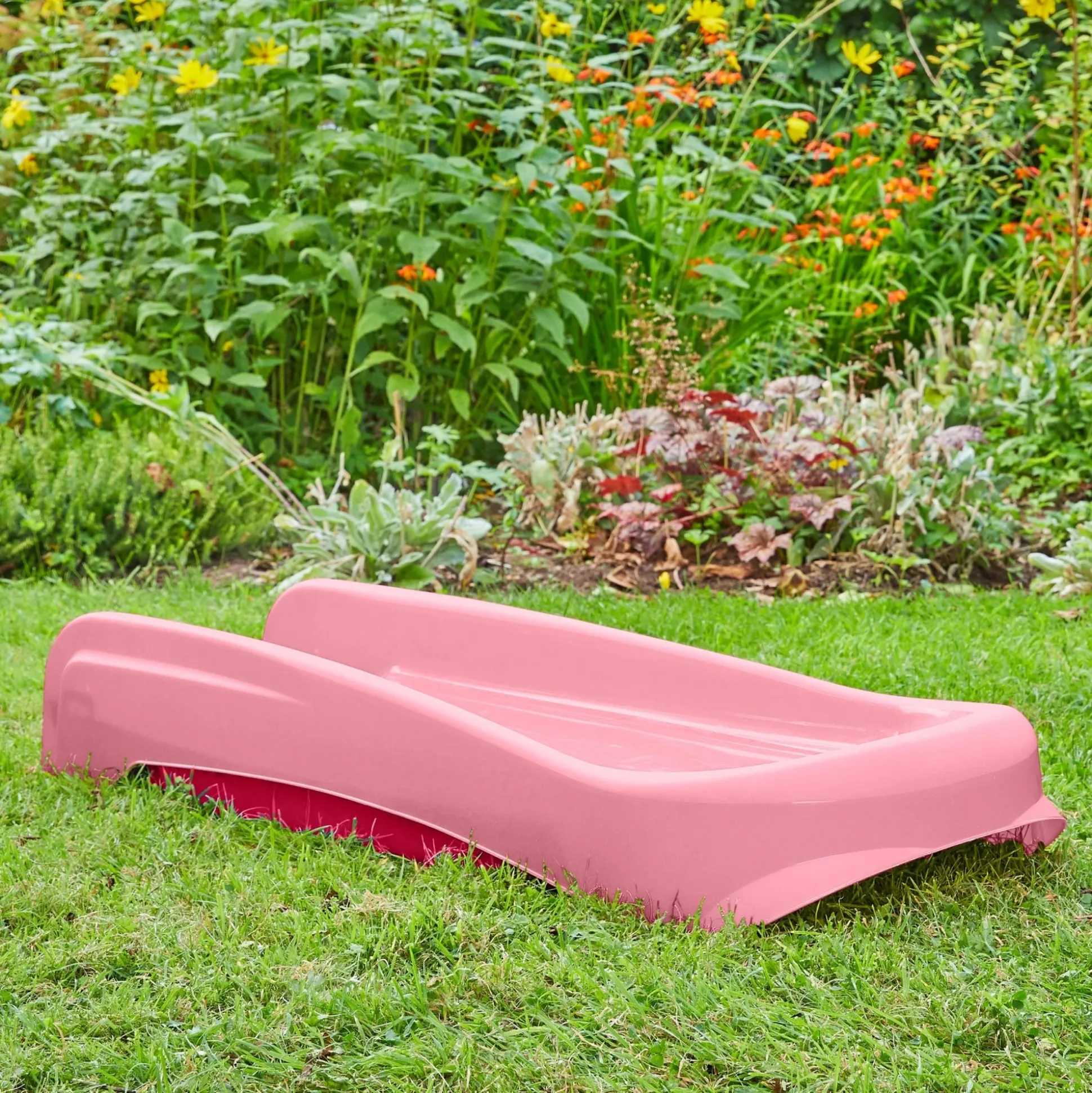 PalPlay Pink & White Plastic Folding First Slide