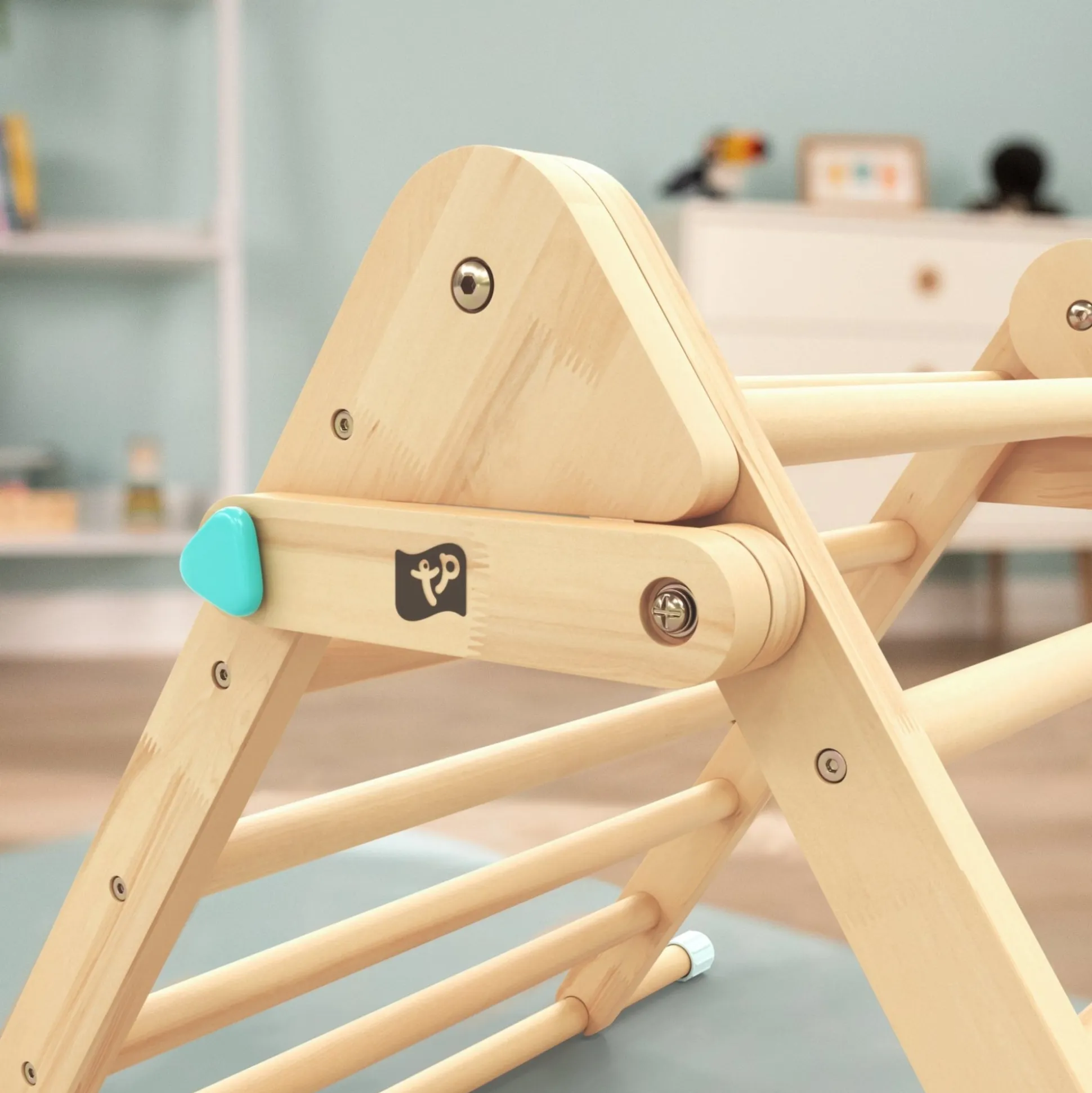 TP Active-Tots Pikler Style Climbing Triangle, Cube & Three Slides - FSC® certified