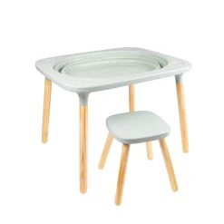 TP Active-Tots Pikler Style 4 in 1 Wooden Play Table with Play Stool - FSC® certified