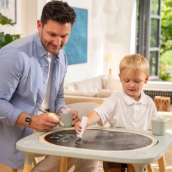 TP Active-Tots Pikler Style 4 in 1 Wooden Play Table with Play Stool - FSC® certified