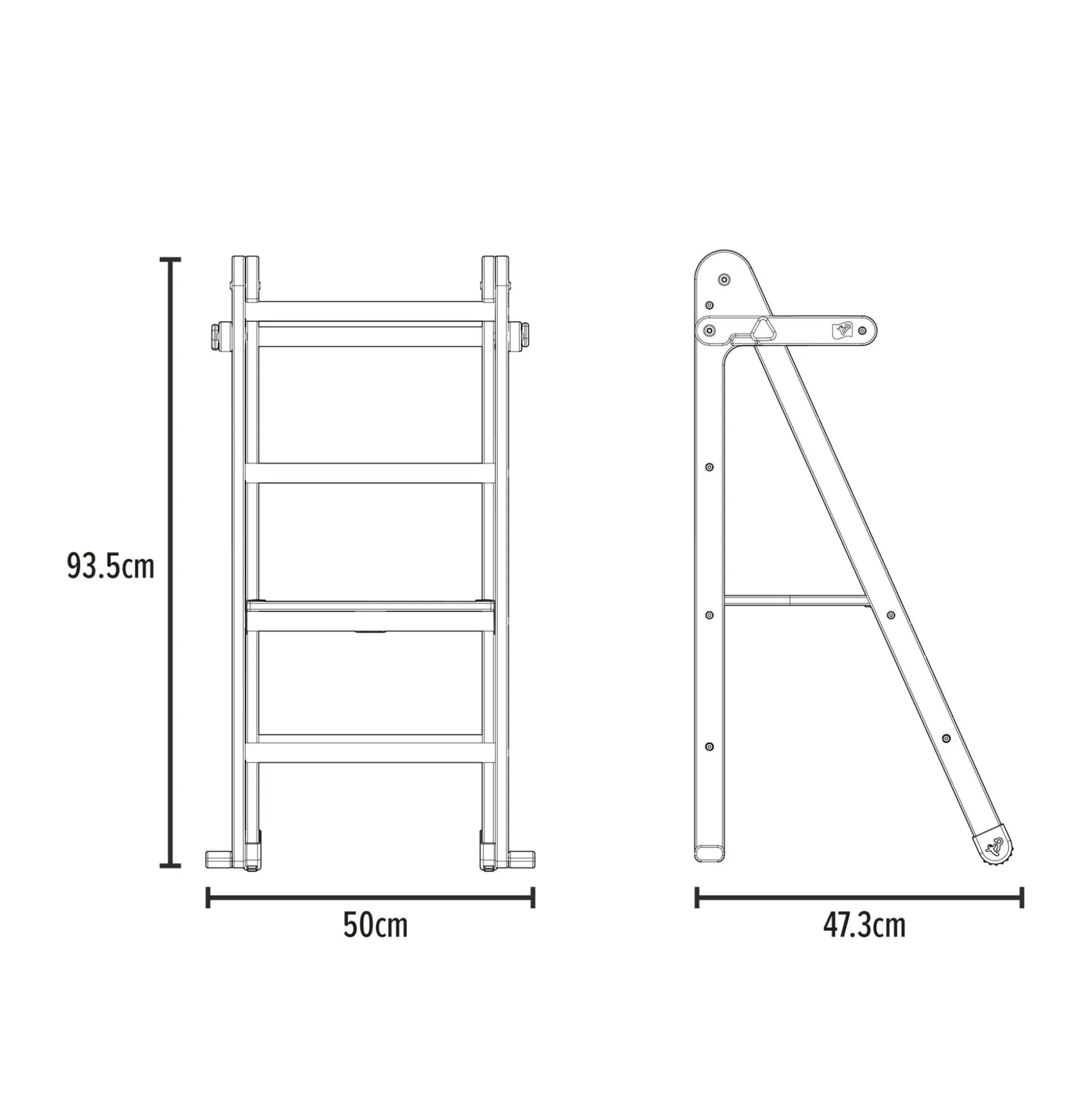TP Active-Tots Pikler Style Wooden Folding Helper Tower With Play Easel - FSC® certified