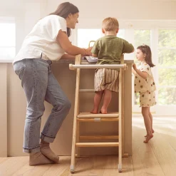 TP Active-Tots Pikler Style Wooden Folding Helper Tower With Play Easel - FSC® certified