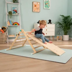 TP Active-Tots Pikler Style Wooden Climbing Bridge and Slide - FSC® certified