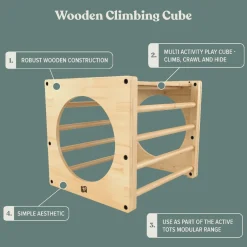 TP Active-Tots Pikler Style Wooden Climbing Cube - FSC® certified