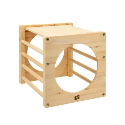 TP Active-Tots Pikler Style Wooden Climbing Cube With Play Easel - FSC® certified