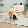 TP Active-Tots Pikler Style Wooden Climbing Triangle With Wooden Play Easel - FSC® certified