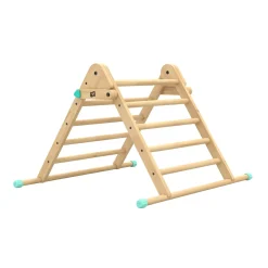 TP Active-Tots Pikler Style Wooden Climbing Triangle With Wooden Play Easel - FSC® certified