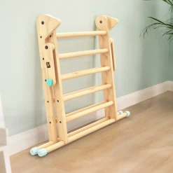 TP Active-Tots Pikler Style Wooden Climbing Triangle With Wooden Play Easel - FSC® certified