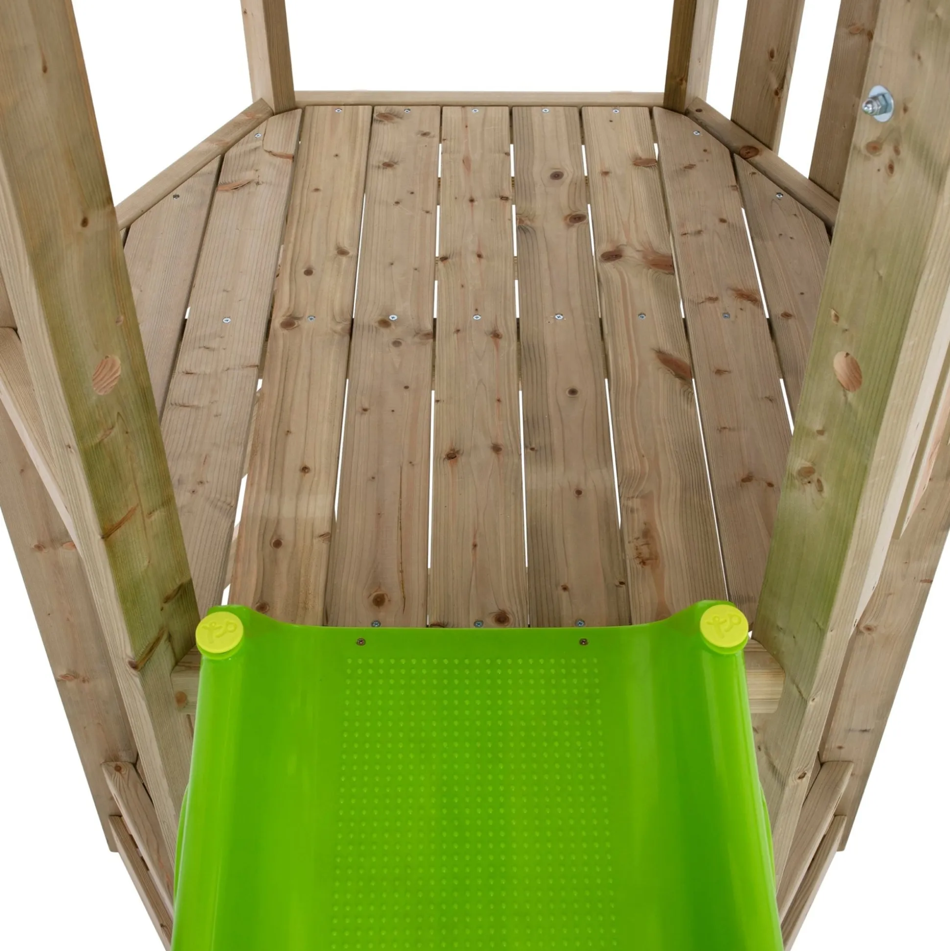 TP Castlewood Beeston Wooden Climbing Frame with Swing Set & Slide - FSC® certified