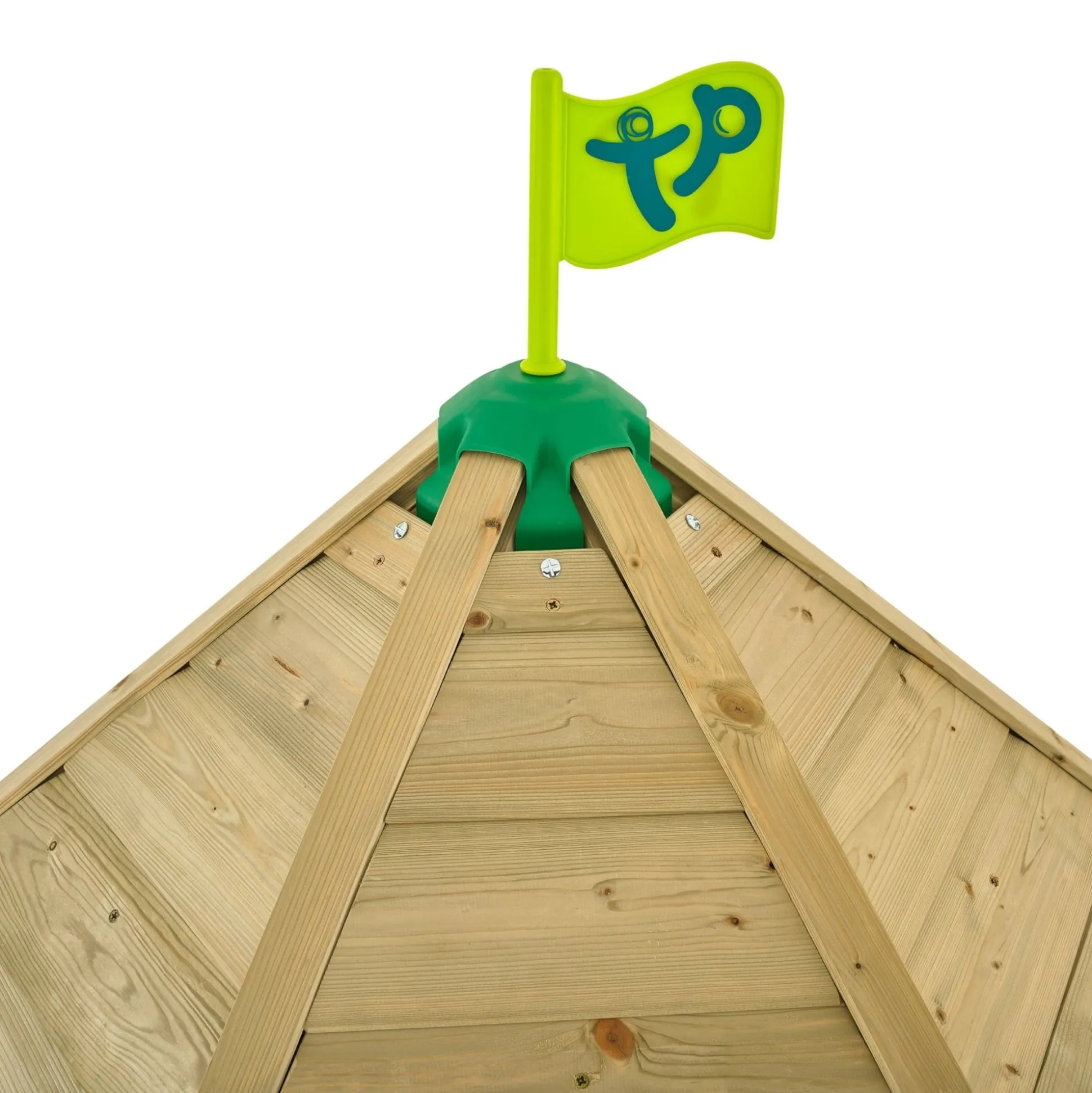 TP Castlewood Beeston Wooden Climbing Frame with Swing Set & Slide - FSC® certified