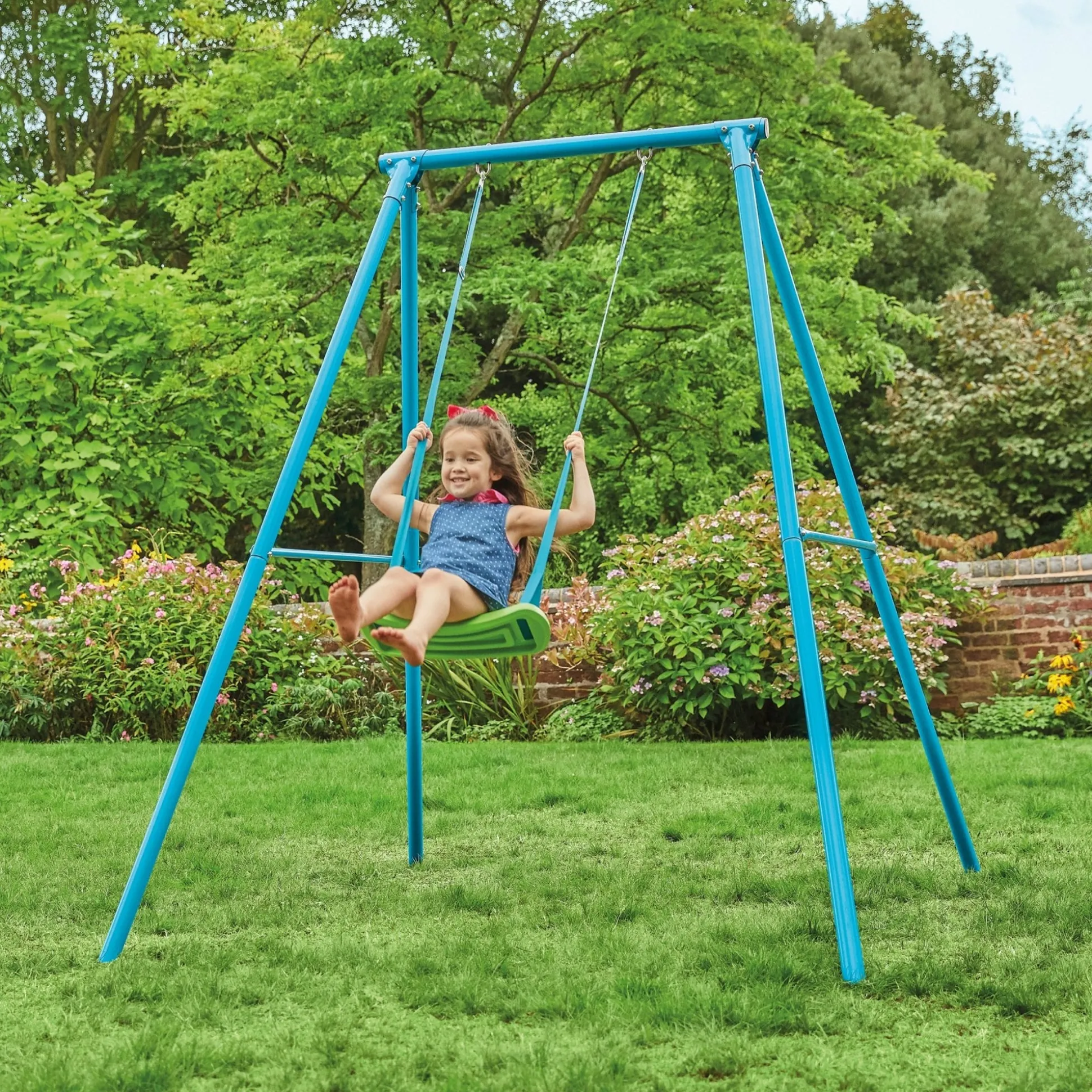 TP Deluxe Single Metal Swing Set