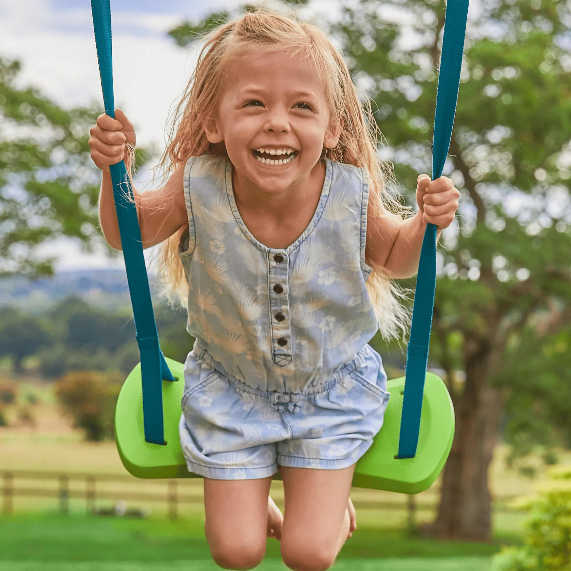 TP Deluxe Single Metal Swing Set