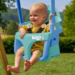 TP Deluxe Single Metal Swing Set with Bluey Quadpod