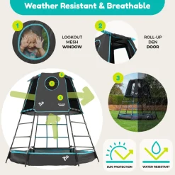 TP Explorer Metal Climbing Frame Black Edition