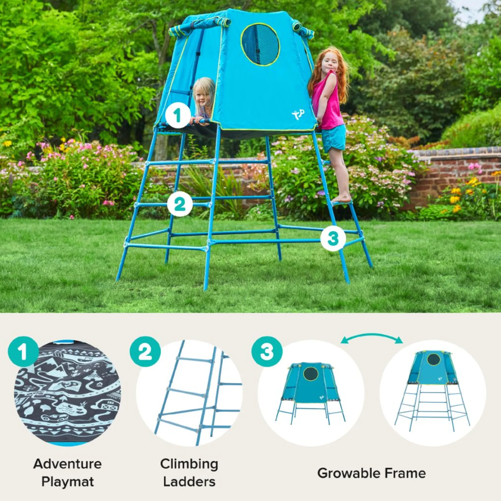 TP Explorer Metal Climbing Frame and Swing