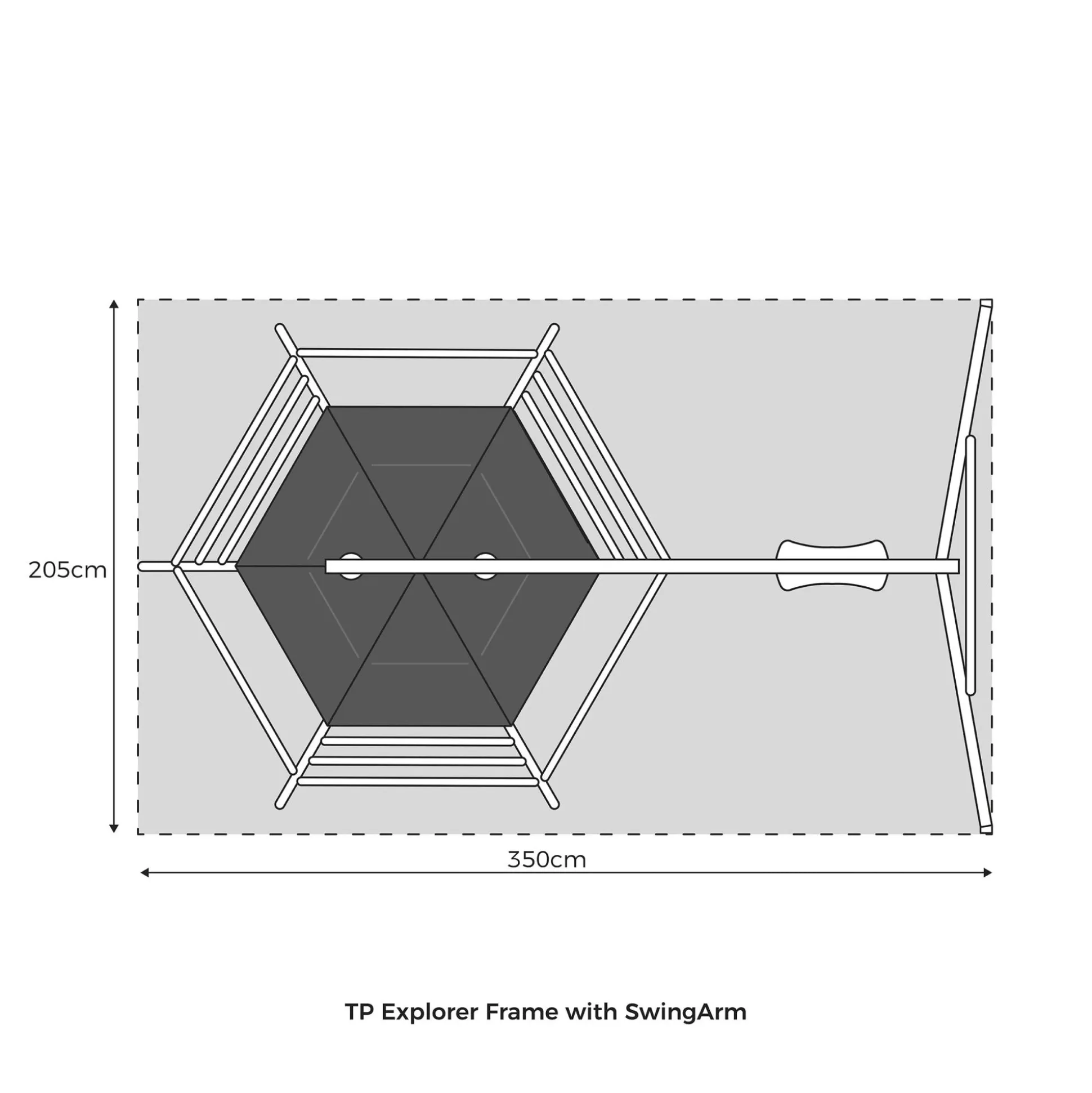 TP Explorer Metal Climbing Frame and Swing