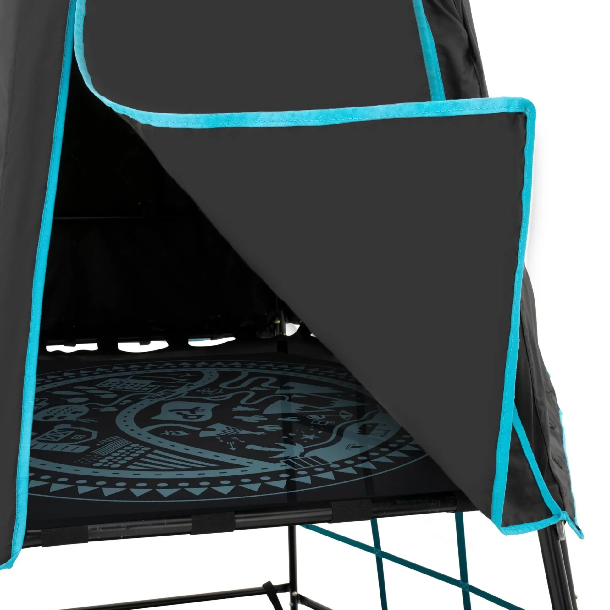 TP Explorer Metal Climbing Frame Set with Jungle Run Black Edition
