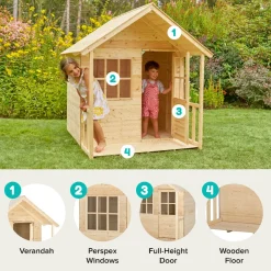 TP Forest Cabin Wooden Playhouse - FSC® certified