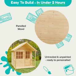 TP Forest Cabin Wooden Playhouse - FSC® certified