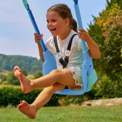 TP Forest Wooden Double Swing Bluey with Quadpod and Rapide Seats - FSC® certified