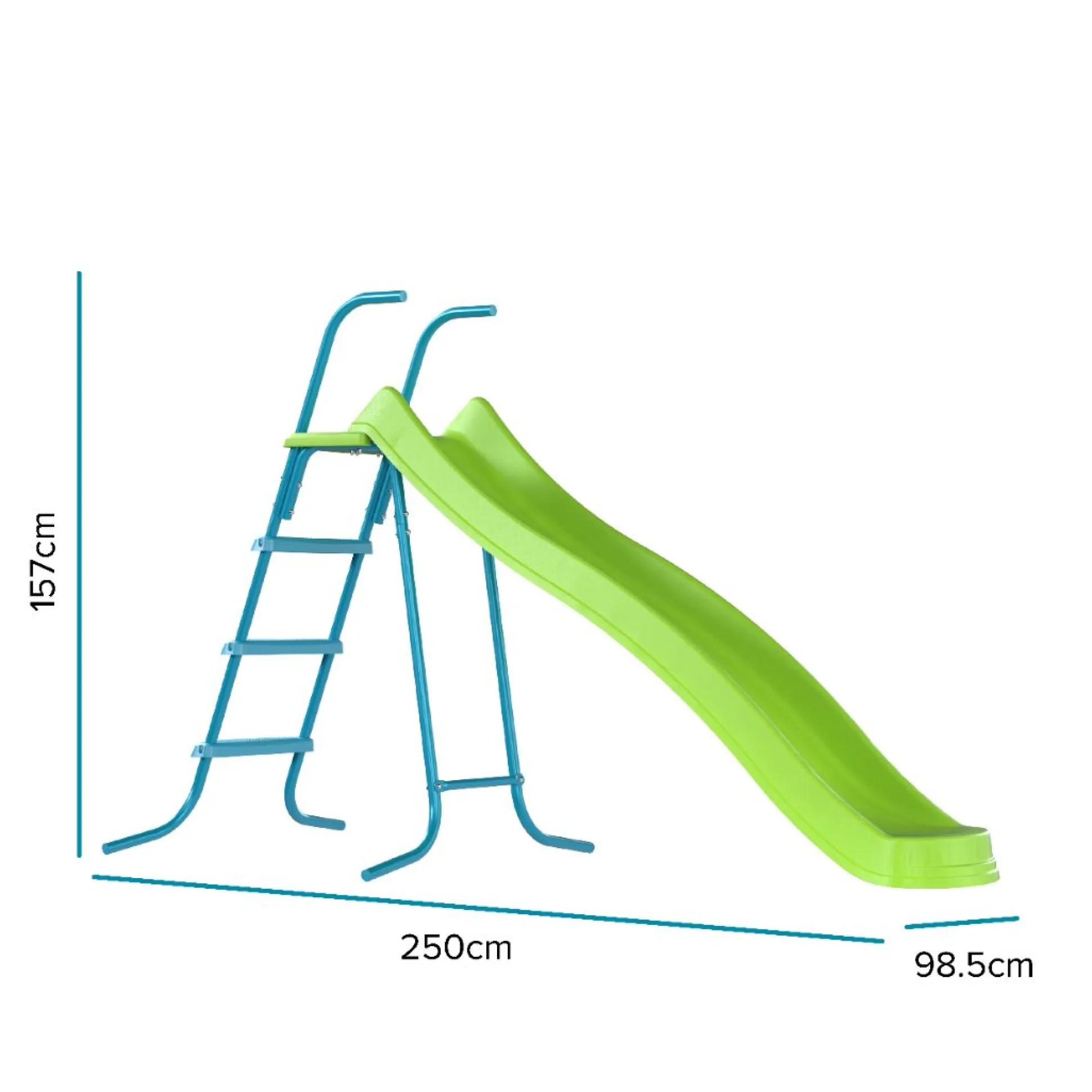 TP 8ft (2.2m) Ripple Wavy Slide & Stepset