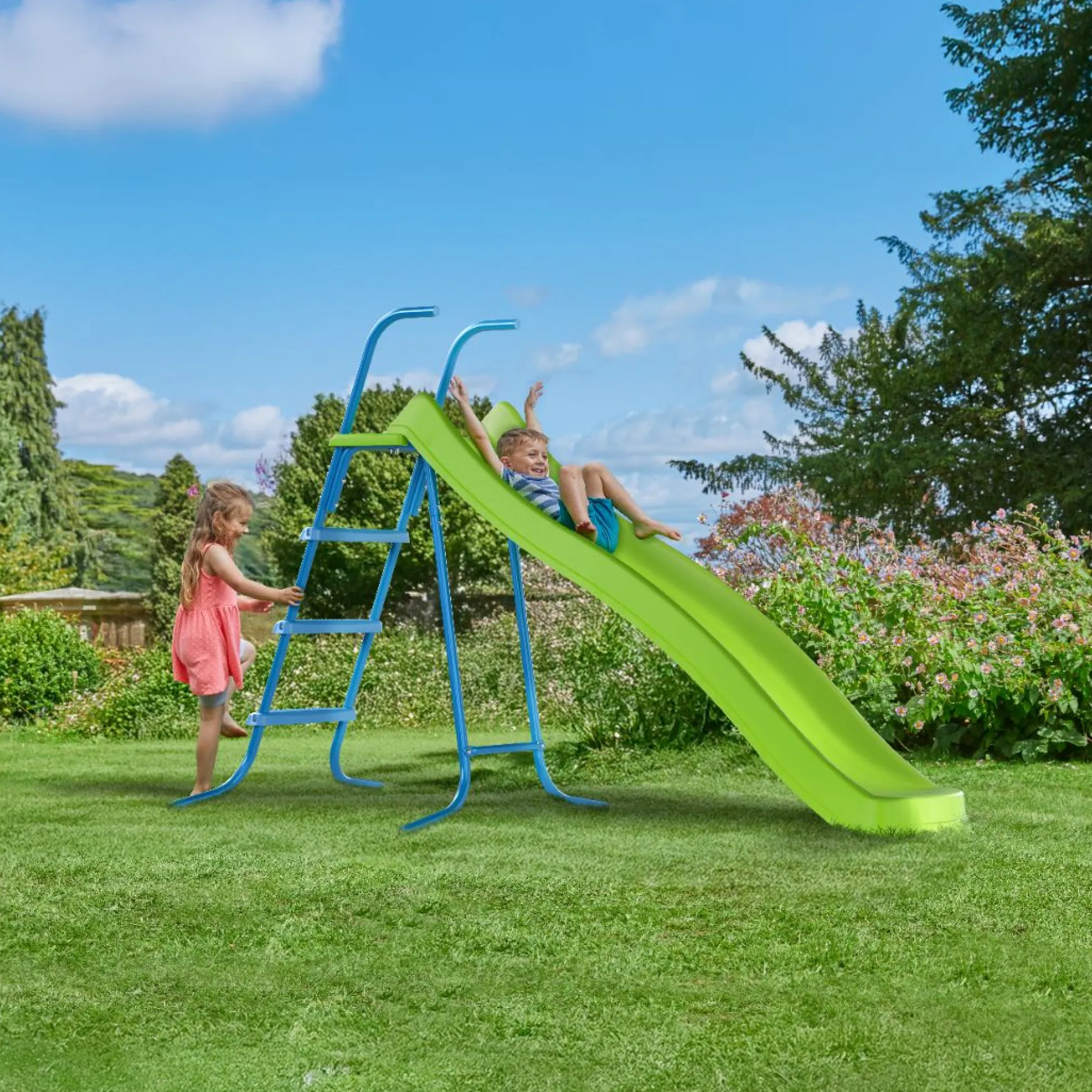 TP 8ft (2.2m) Ripple Wavy Slide & Stepset