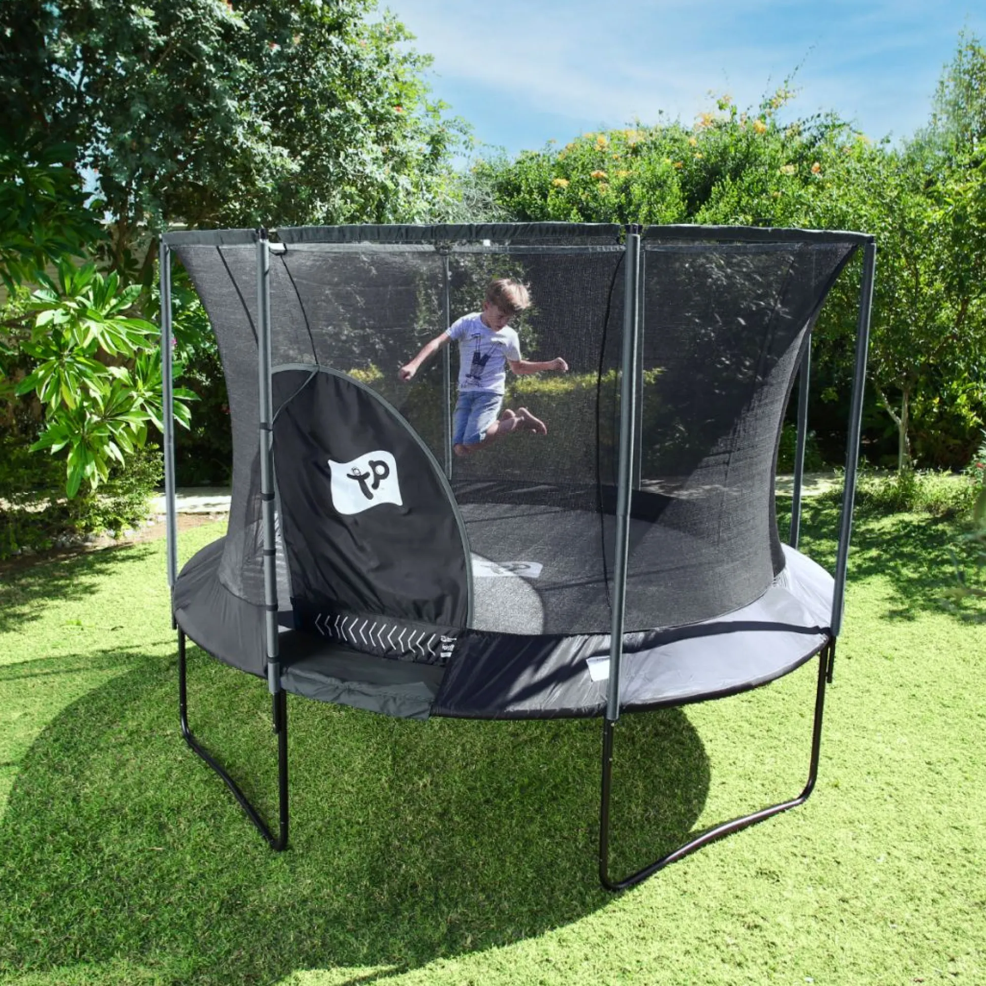 TP Genius® 14ft Round Trampoline