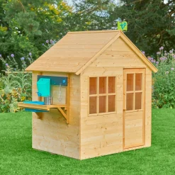 TP Hideaway Wooden Playhouse with Mud Kitchen - FSC® certified