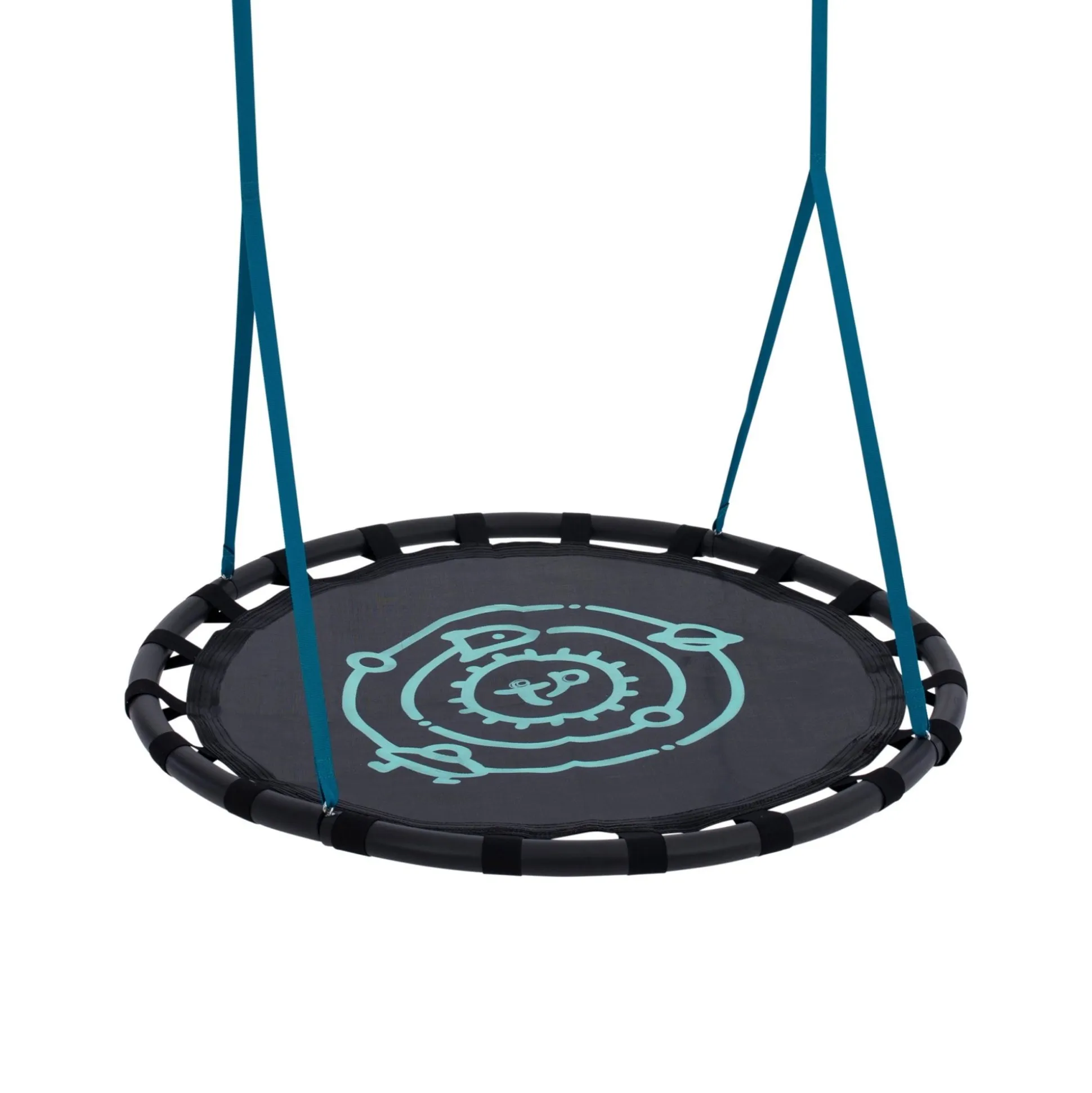 TP Kingswood Double Squarewood Swing Set with Giant Nest Swing - FSC® certified