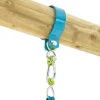 TP Knightswood Double Wooden Swing Set With Giant Nest Swing